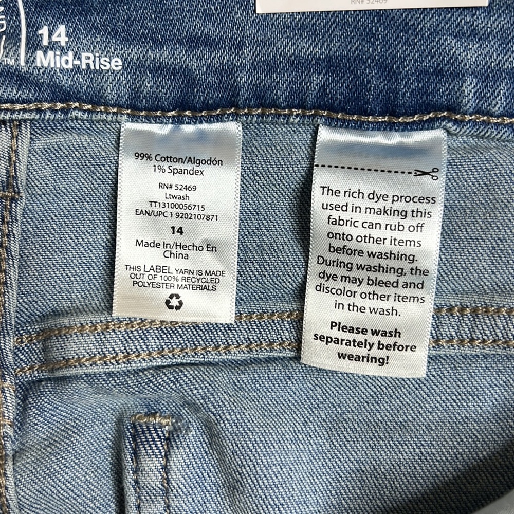 👖NWT Time & Tru Mid-Rise Slim Jeans - Picture 13 of 13